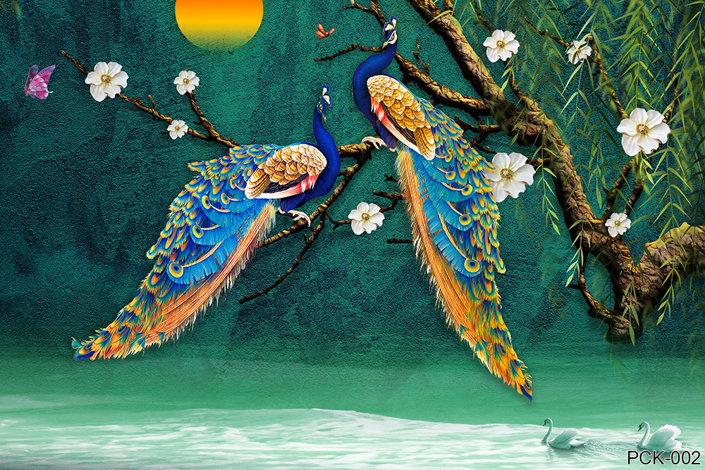 วอลเปเปอร์ ภาพนกยูง PCK-002