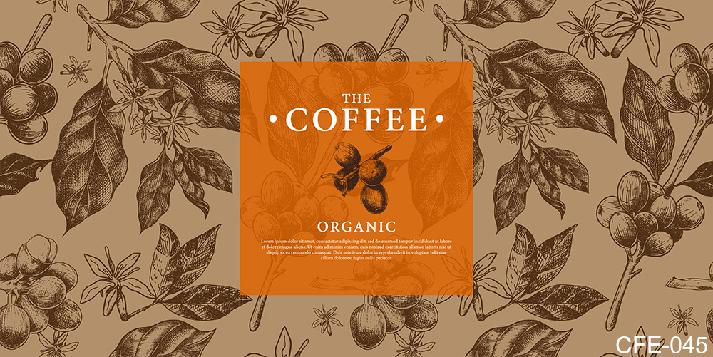 CFE-045(G)_วอลเปเปอร์ติดผนัง สติ๊กเกอร์ตกแต่งร้านกาแฟ