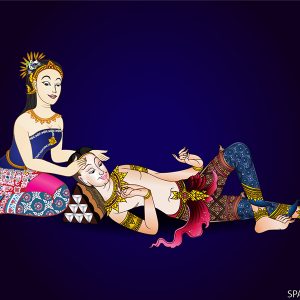 วอลเปเปอร์คนนวด-ท่านวด (กราฟฟิค) #SPA-EX-005