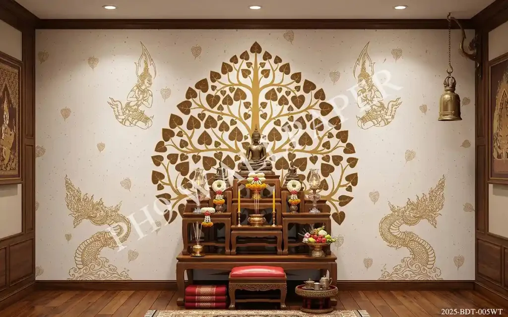 วอลเปอร์ติดผนังภาพต้นโพธิ์