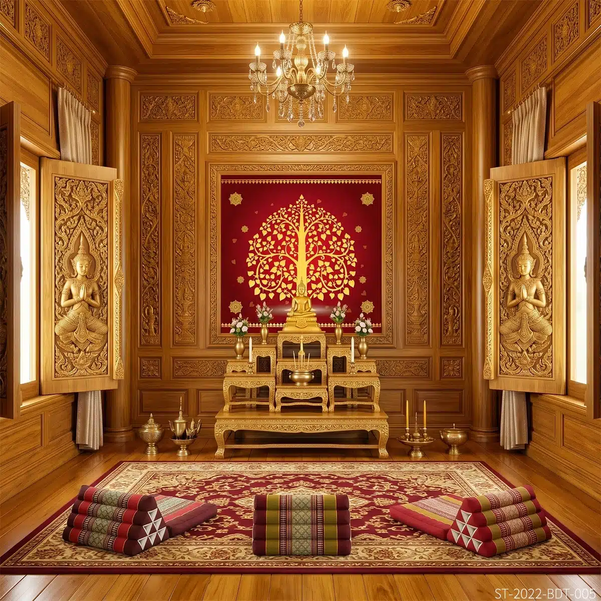 สติ๊กเกอร์ภาพต้นโพธิ์