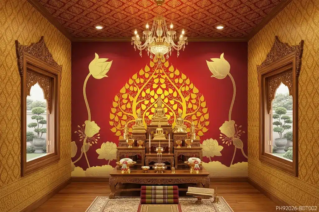 วอลเปเปอร์ลายต้นโพธิ์