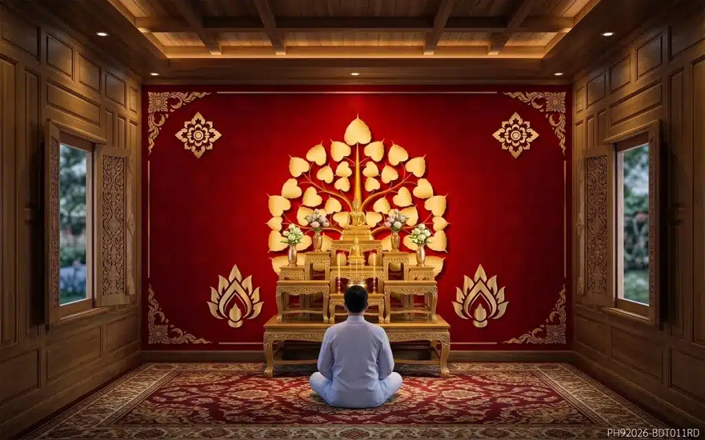 วอลเปเปอร์ติดผนังภาพต้นโพธิ์